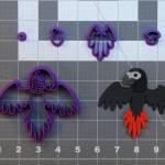 African Grey Parrot 266-B862 Cookie Cutter Set