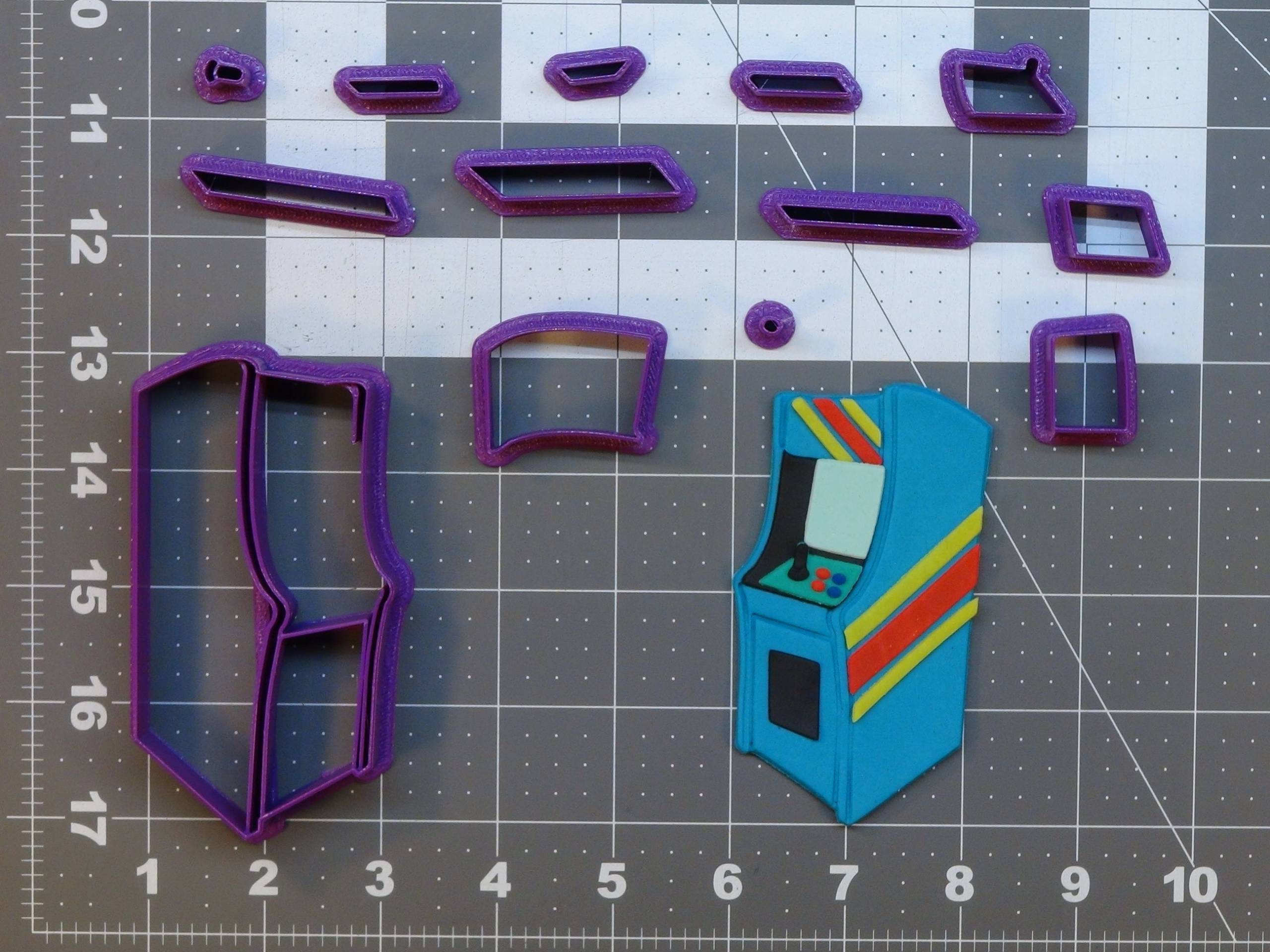 Arcade Machine 266-B645 Cookie Cutter Set