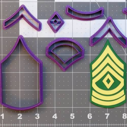 Army First Sergeant 266-A337 Cookie Cutter Set