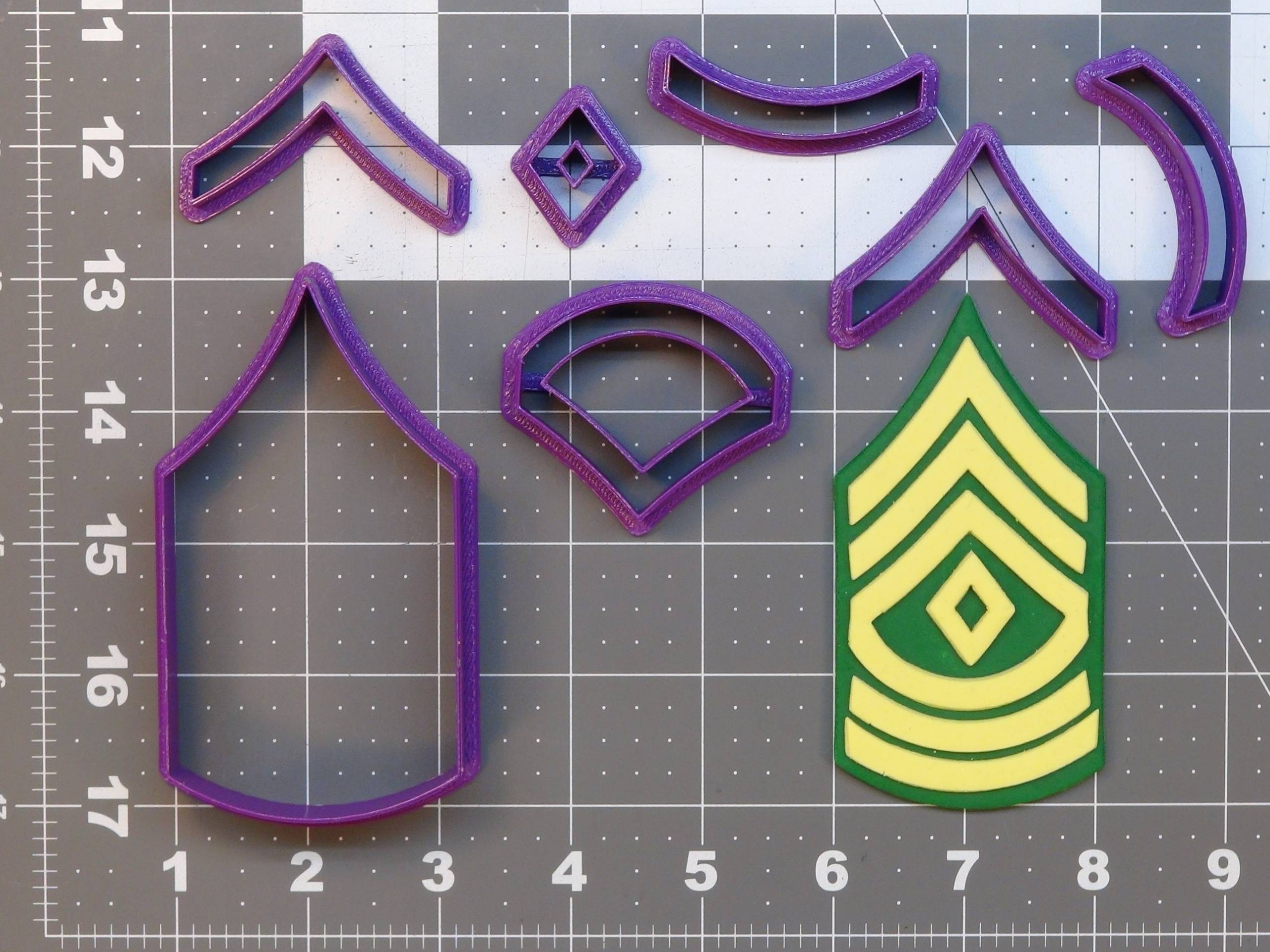 Army First Sergeant 266-A337 Cookie Cutter Set