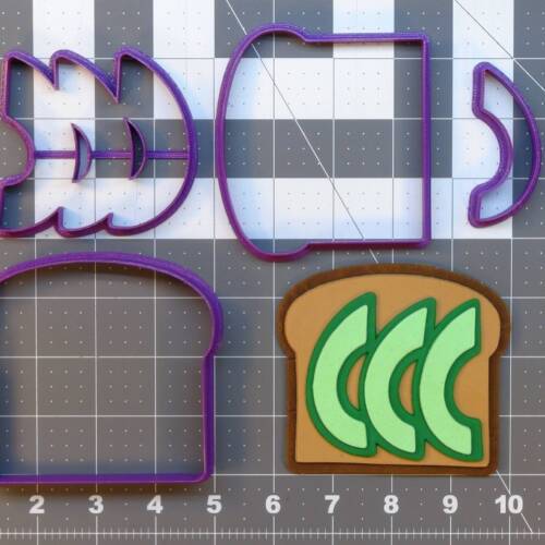 Avocado Toast 266-A221 Cookie Cutter Set