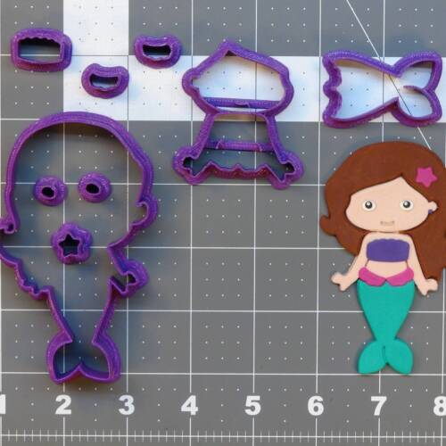 Baby Mermaid 266-698 Cookie Cutter Set