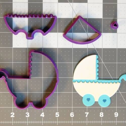 Baby Pram 266-C728 Cookie Cutter Set
