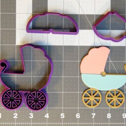 Baby Pram 266-C729 Cookie Cutter Set