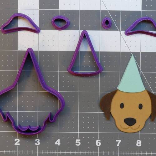 Birthday Dog 266-B390 Cookie Cutter Set