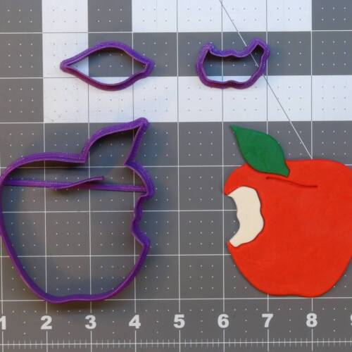 Bitten Apple 266-A318 Cookie Cutter Set