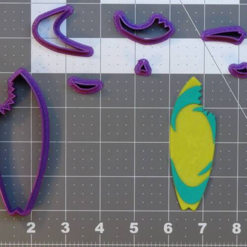 Bitten Surfboard 266-B729 Cookie Cutter Set