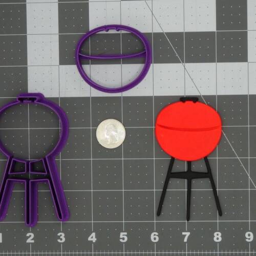 BBQ Grill 266-C952 Cookie Cutter Set