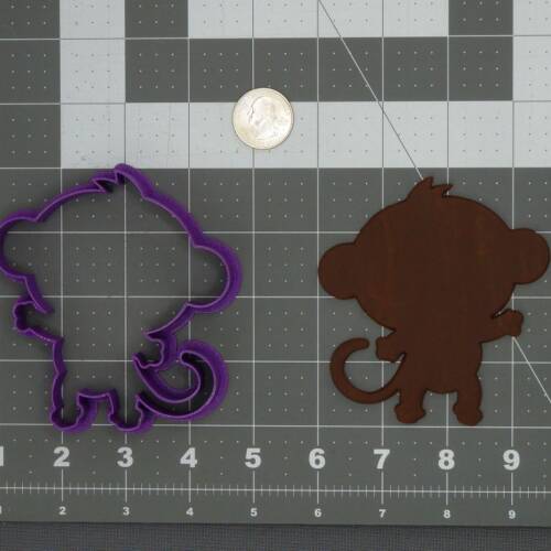 Baby Monkey 266-D008 Cookie Cutter Silhouette