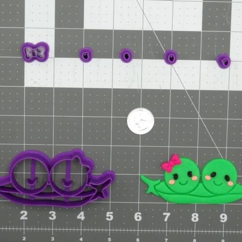 Baby Peas in a Pod 266-D057 Cookie Cutter Set