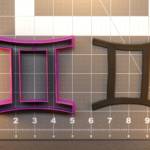Gemini Symbol Cookie Cutter