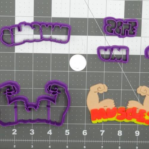 Arm Muscles 266-D276 Cookie Cutter Set 4 inch