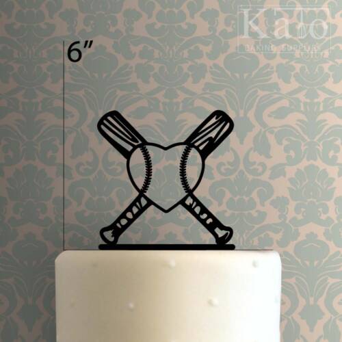 Baseball Heart 225-343 Cake Topper