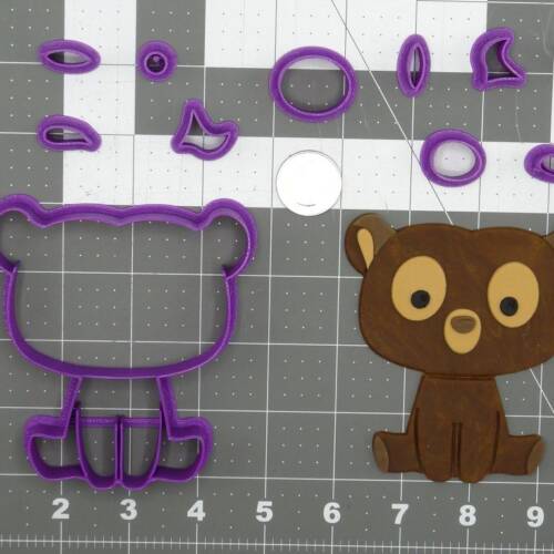 Bear Body 266-D244 Cookie Cutter Set 4 inch