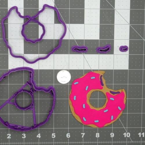 Bitten Jelly Donut 266-D322 Cookie Cutter Set 4 inch