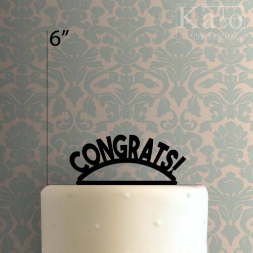 Congrats! 225-428 Cake Topper