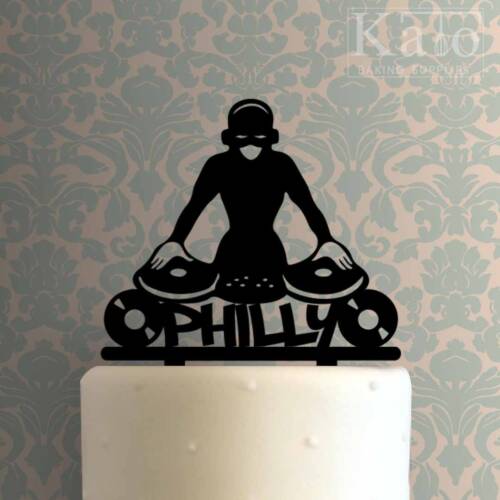 Custom DJ Girl 225-859 Cake Topper
