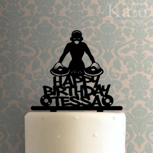 Custom DJ Happy Birthday Girl 225-862 Cake Topper