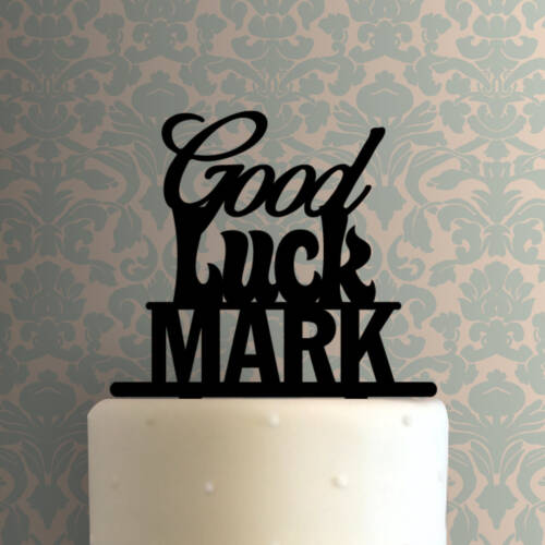 Custom Good Luck Name 225-957 Cake Topper