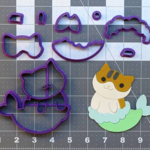 Purrmaid 266-972 Cookie Cutter Set