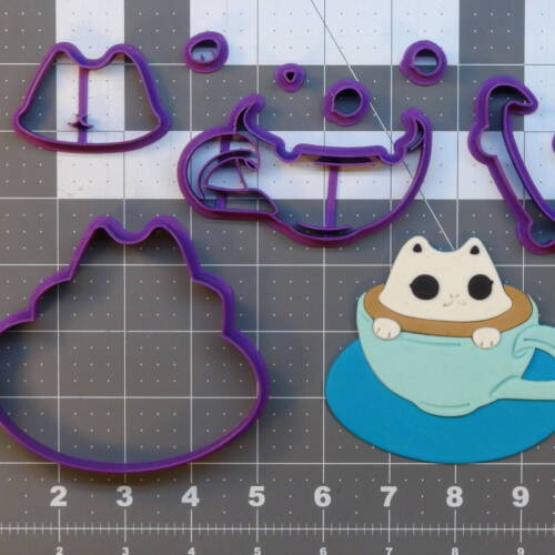 Catpucchino 266-A531 Cookie Cutter Set 4 inch