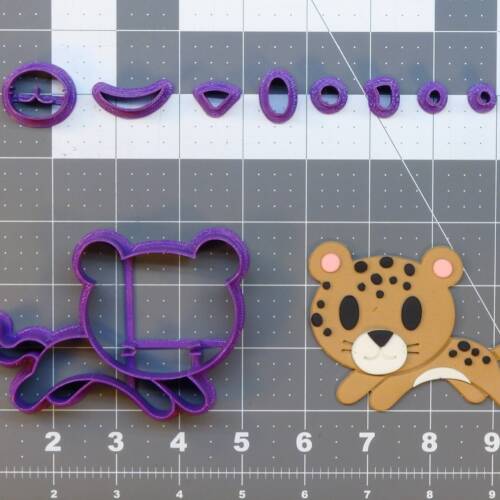 Cheetah 266-A034 Cookie Cutter Set 4 inch