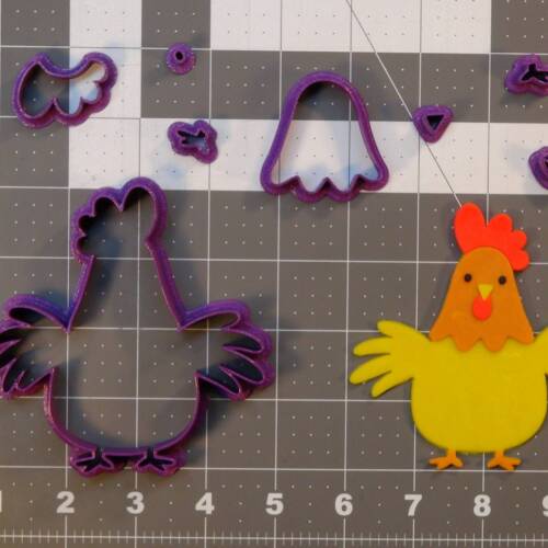 Chicken 266-C163 Cookie Cutter Set 4 inch