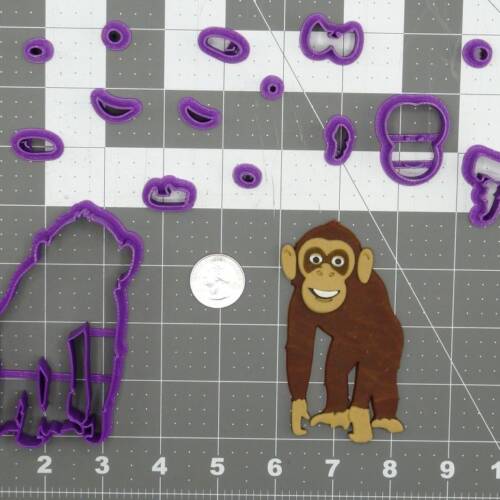 Chimpanzee Body 266-D026 Cookie Cutter Set 4 inch