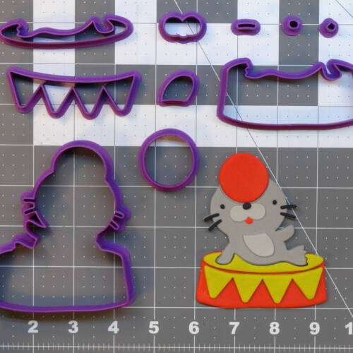 Circus Seal 266-A919 Cookie Cutter Set 4 inch