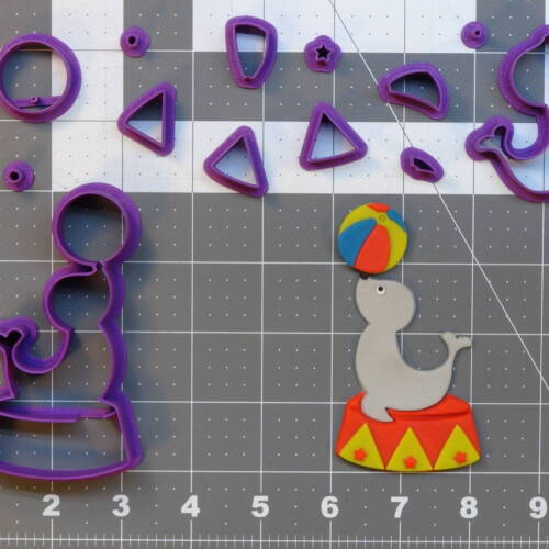 Circus Seal 266-A922 Cookie Cutter Set 4 inch
