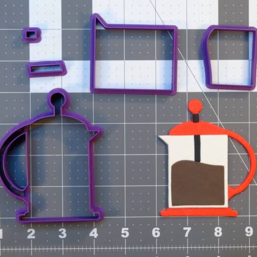 Coffee French Press 266-C253 Cookie Cutter Set 4 inch