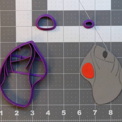 Computer Mouse 266-A855 Cookie Cutter Set 4 inch