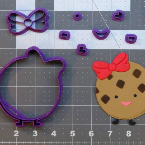 Cookie with Bow 266-B955 Cookie Cutter Set 4 inch