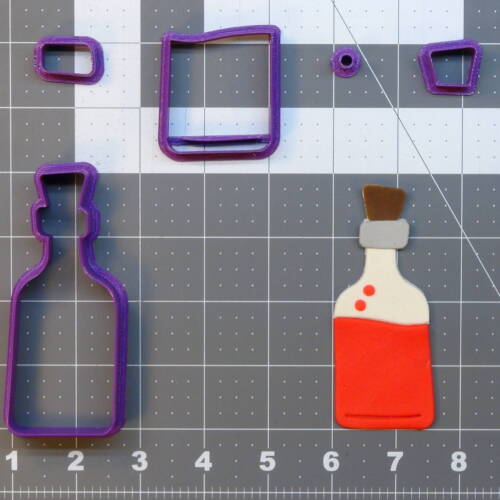 Cork Bottle 266-A431 Cookie Cutter Set 4 inch