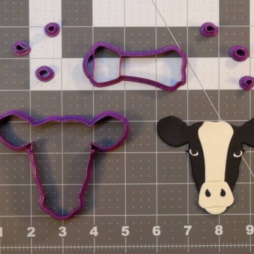Cow Face 266-C166 Cookie Cutter Set 4 inch