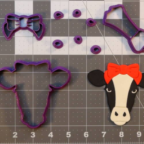 Cow Face 266-C167 Cookie Cutter Set 4 inch