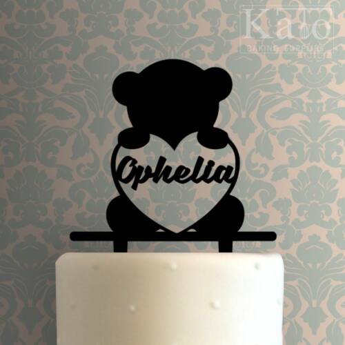 Custom Teddybear Heart 225-557 Cake Topper