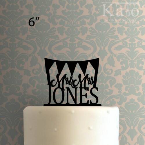 Custom Wedding Banner 225-389 Cake Topper