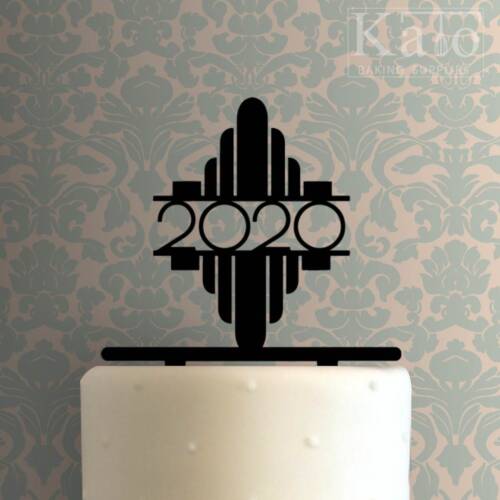 Custom Year Art Deco 225-837 Cake Topper