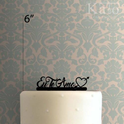 Eu Te Amo - I Love You 225-338 Cake Topper