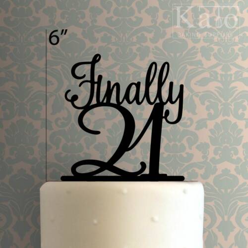 Finally 21 225-069 Cake Topper