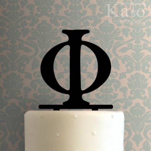 Greek Alphabet Phi 225-614 Cake Topper