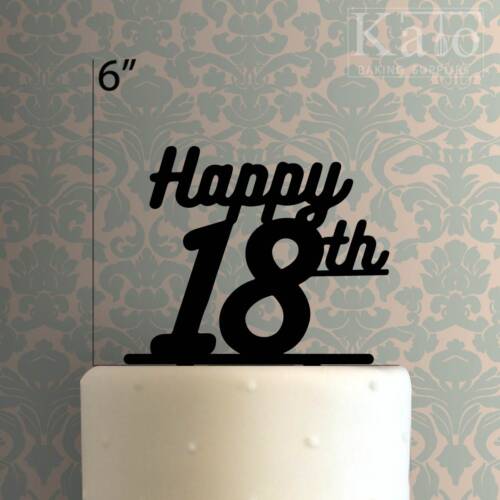 Happy 18th Birthday 225-077 Cake Topper