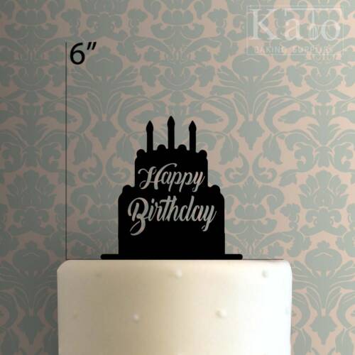 Happy Birthday Cake 225-273 Cake Topper