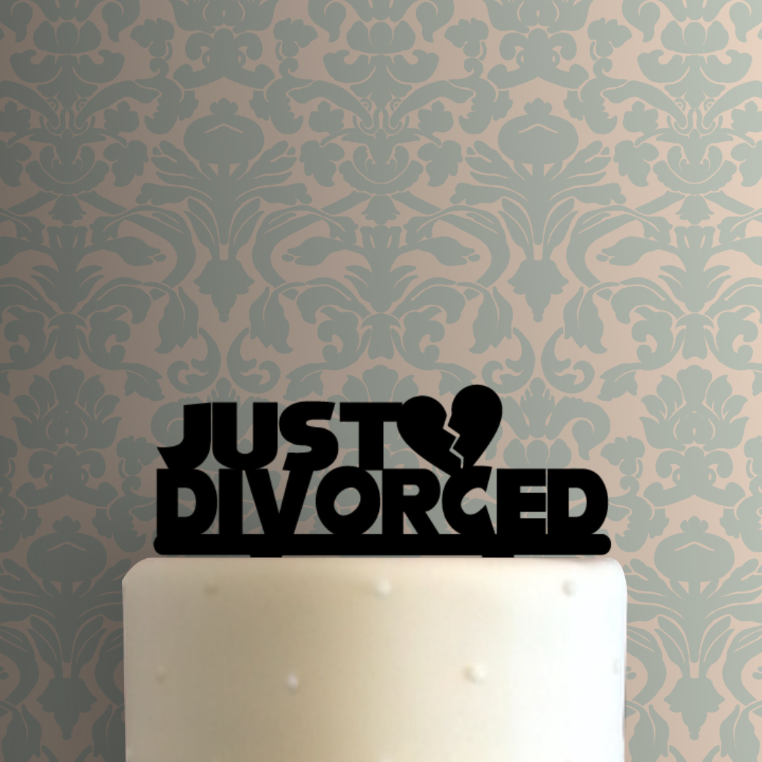 Just Divorced 225-930 Cake Topper Just Divorced 225-930 Cake Topper