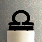 Libra Zodiac Symbol 225-810 Cake Topper
