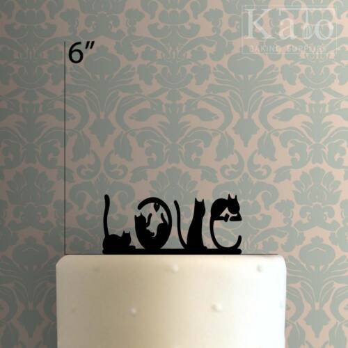Love Cats 225-104 Cake Topper