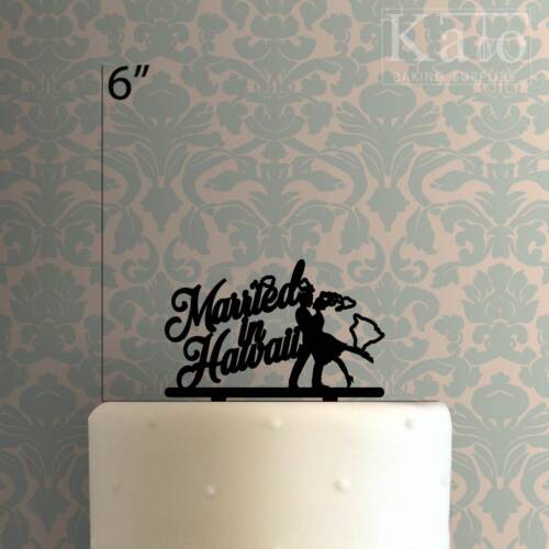 Married in Hawaii 225-645 Cake Topper
