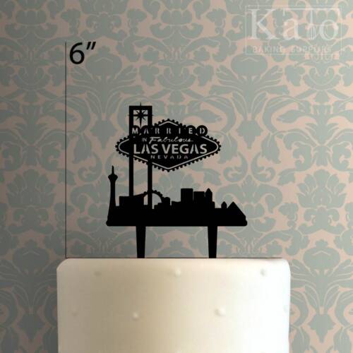 Married in Las Vegas 225-507 Cake Topper