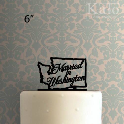Married in Washington 225-472 Cake Topper